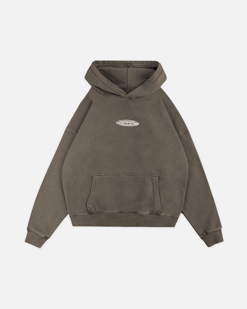 Your Mind is Hours Hoodie - Vintage Brown