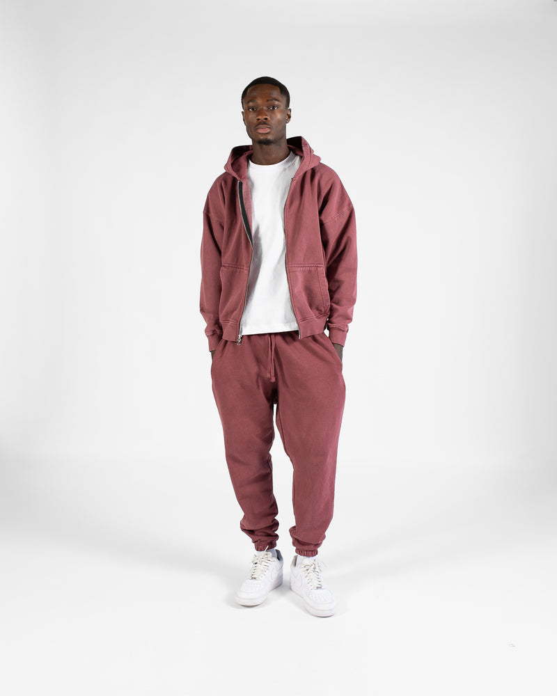 Burgundy zipper hoodie deals