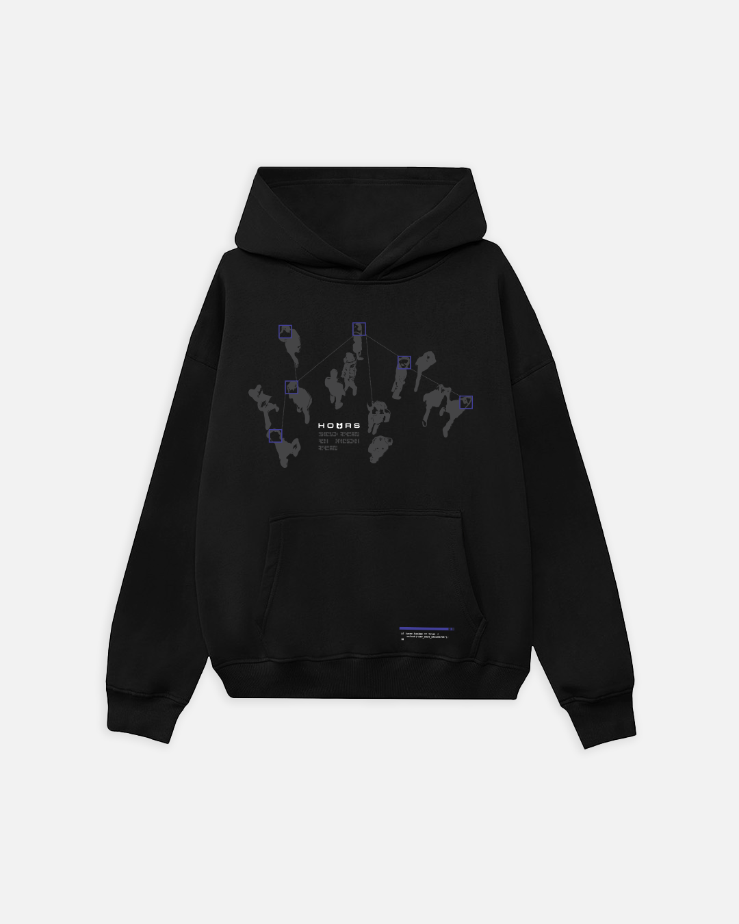 Human Network Hoodie - Black