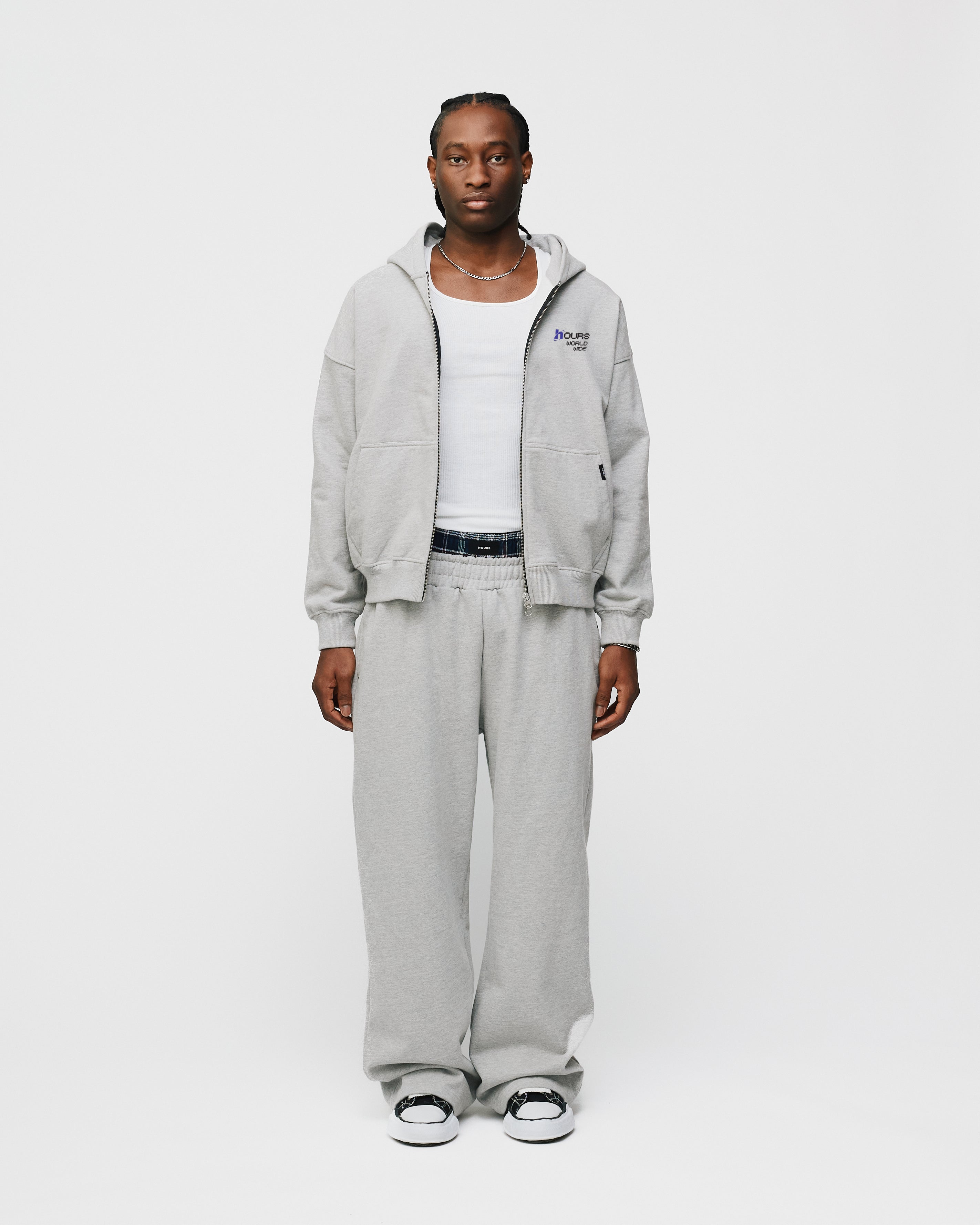 Open Interface Zip Hoodie - Grey