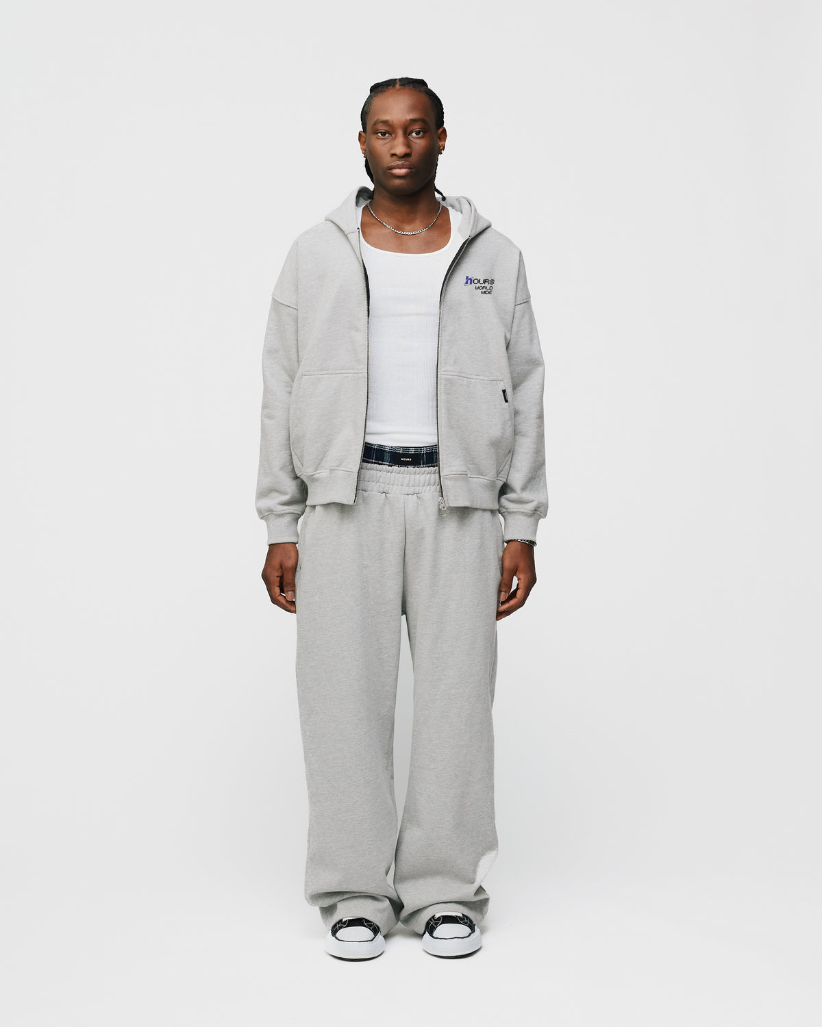 Open Interface Zip Hoodie - Grey