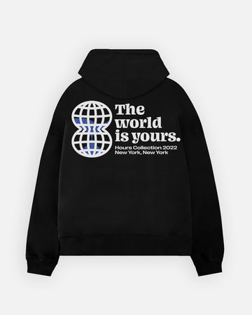 The World is Yours Hoodie - Black