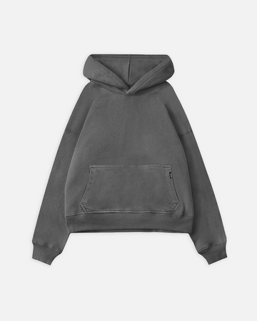 Cropped Hoodie - Vintage Grey