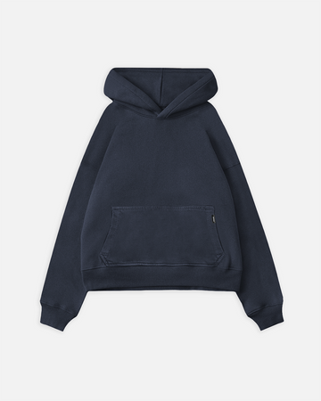 Cropped Hoodie - Vintage Navy