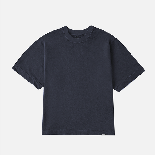 【CLASSIC GRIP】 GRIP INDUSTRIES T-SHIRT Navy Cropped T-Shirt - Vintage Navy – Hours