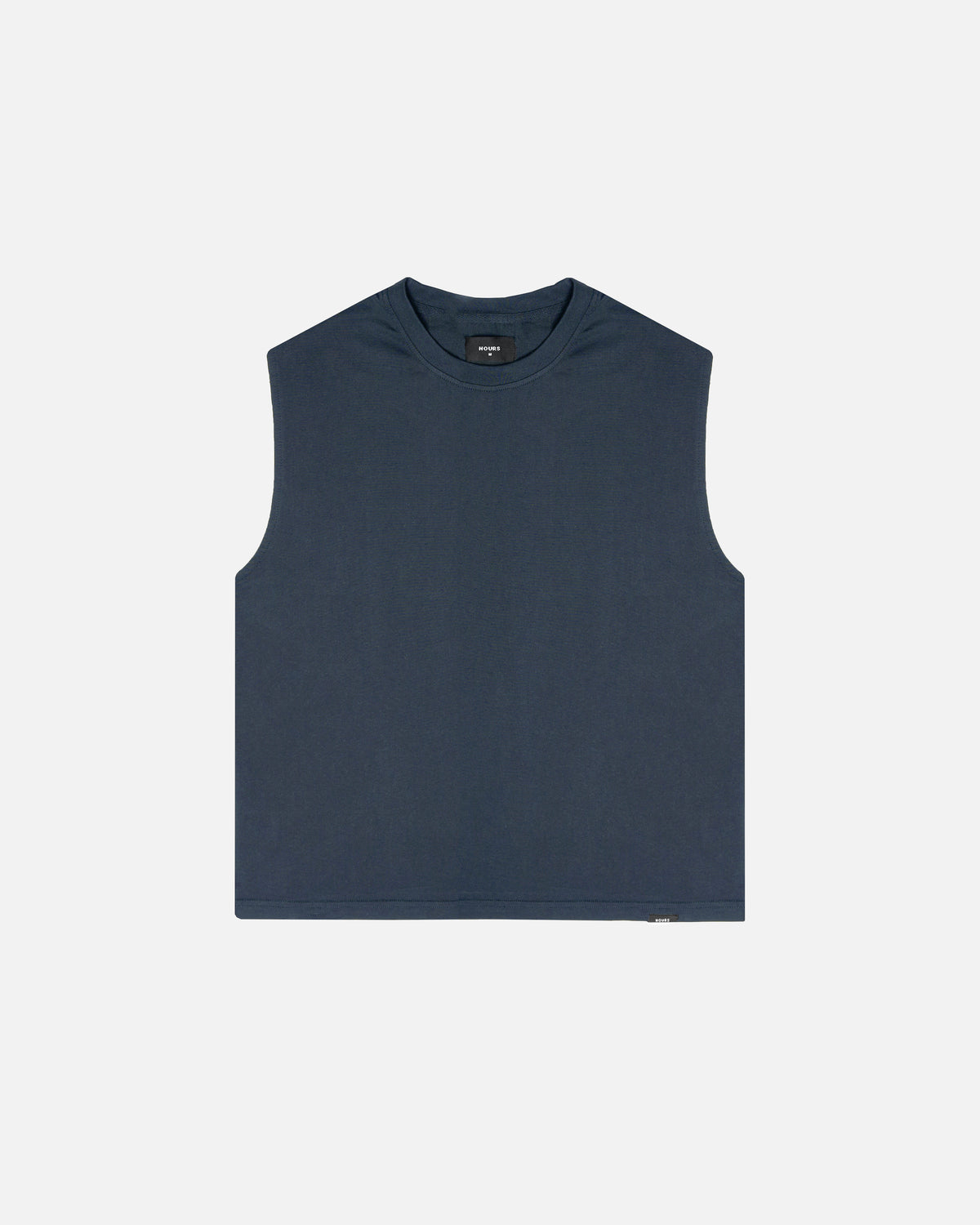 Cropped Tank Top - Washed Navy
