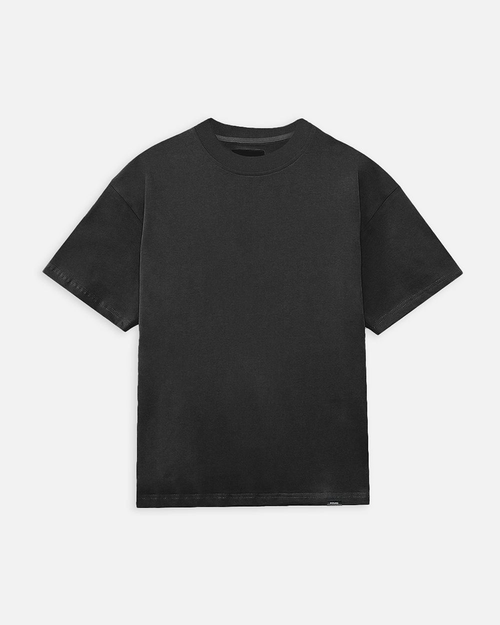 Drop Shoulder T-Shirt - Vintage Black – Hours