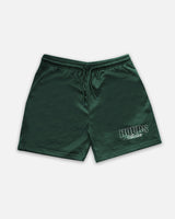 Signature Mesh Shorts - Forest Green