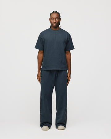 Drop Shoulder T-Shirt - Vintage Navy