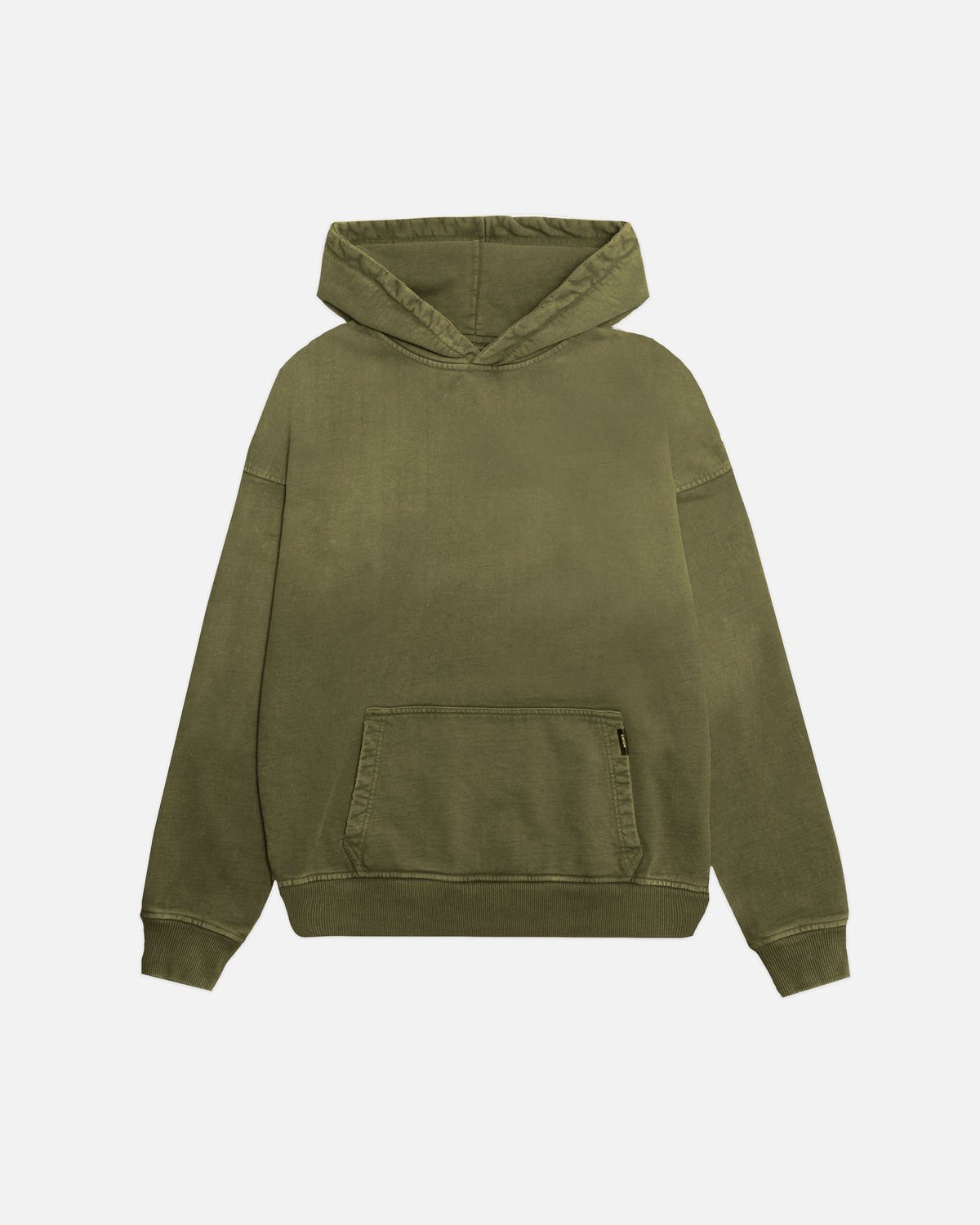 Drop Shoulder Hoodie - Sunfaded Olive
