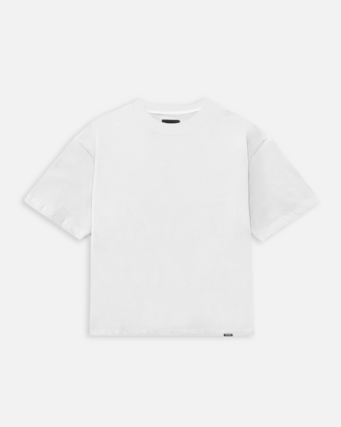 Reiss Cropped Cotton Shirt in White | REISS