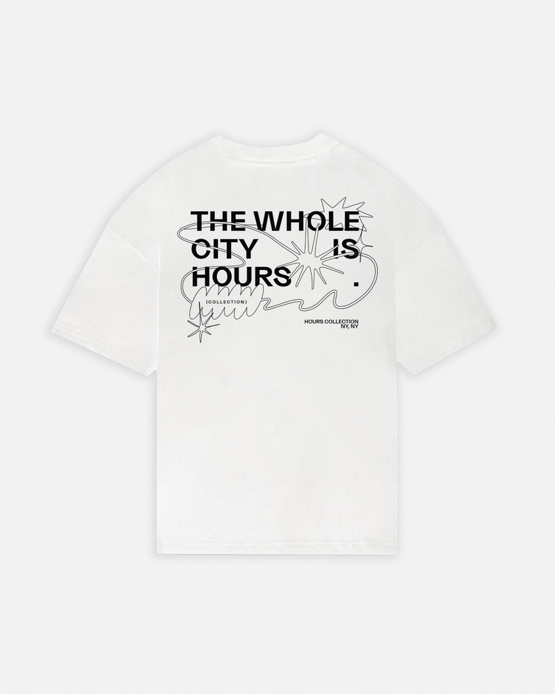 City is Hours T-Shirt - White