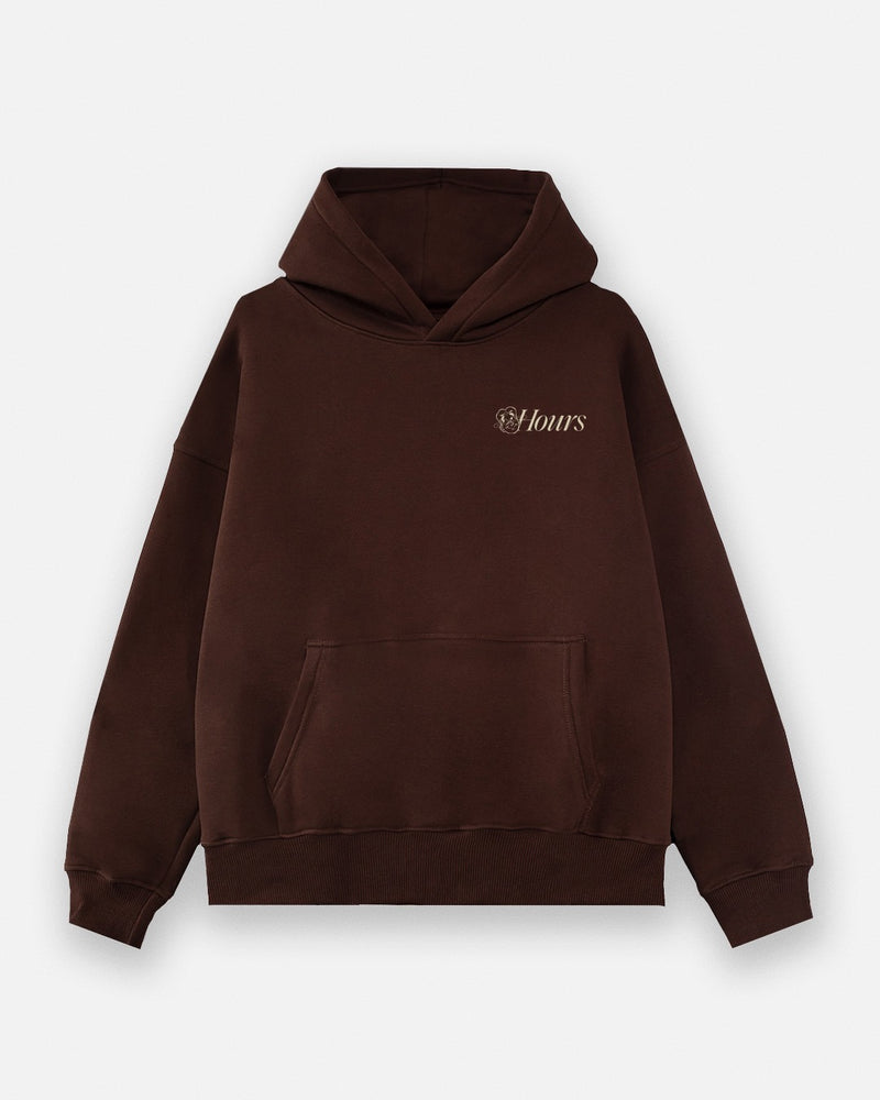 Archie & Hours Hoodie - Brown