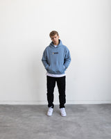 Archie & Hours Hoodie - Dusty Blue