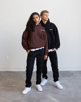 Archie & Hours Hoodie - Brown
