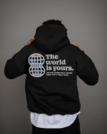 The World is Yours Hoodie - Black