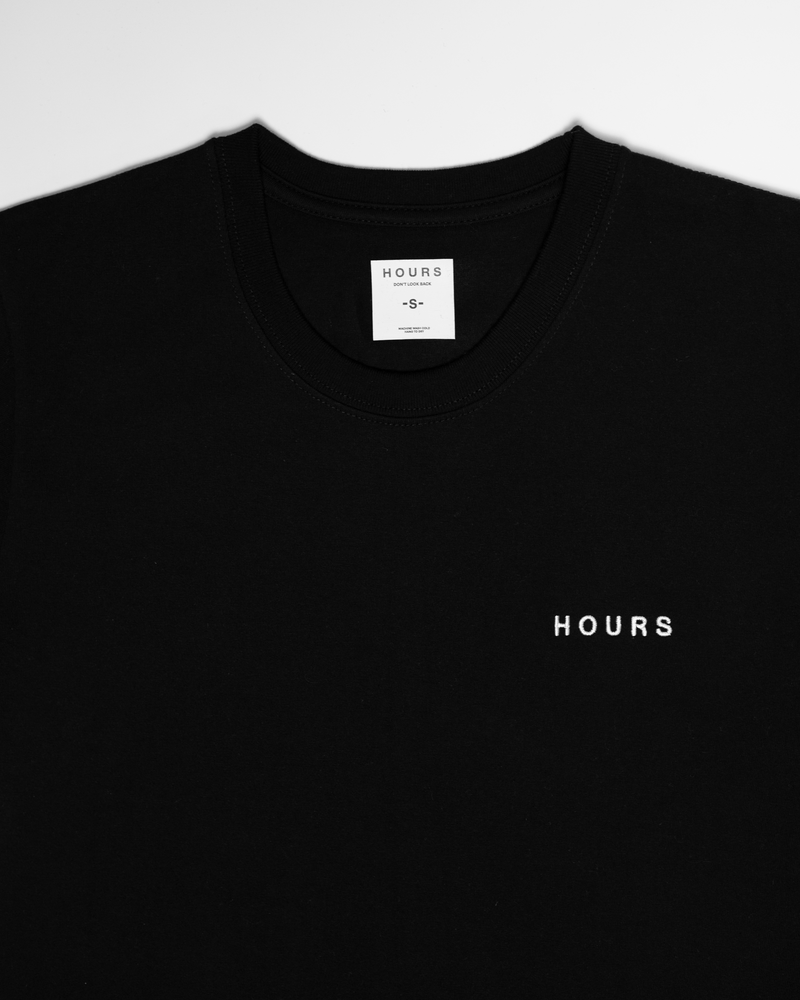 Heavyweight T-Shirt - Black – Hours