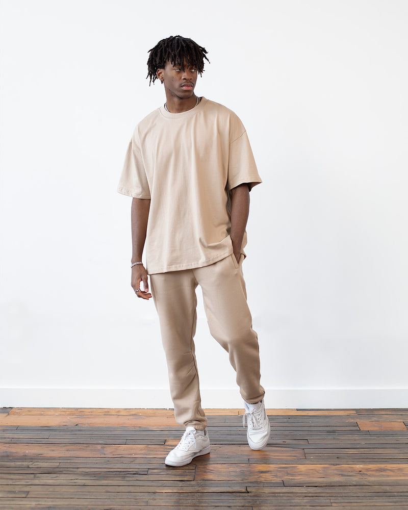 Drop Shoulder T-Shirt - Clay