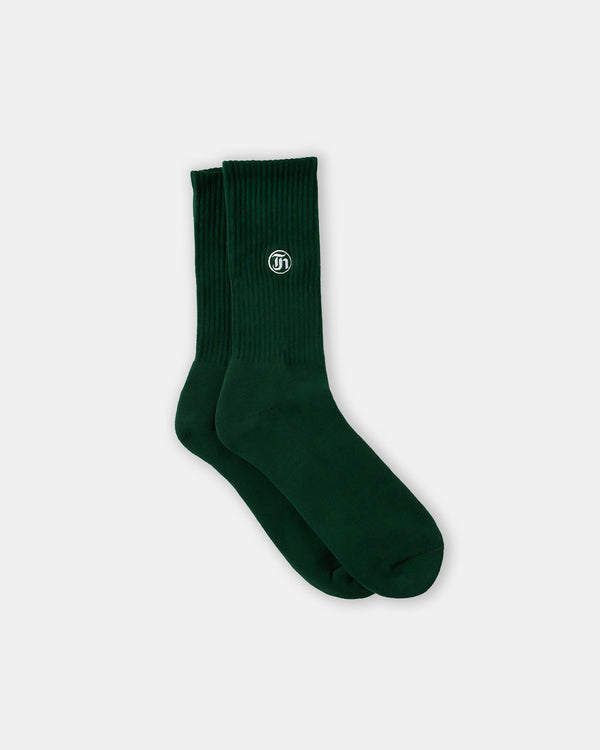 Emblem Socks - Forest Green