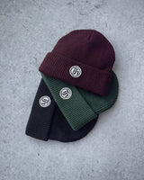 Waffle Knit Beanie - Forest Green