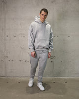 Signature Snap Hoodie - Grey