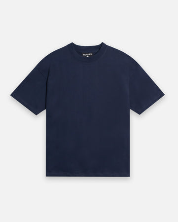 Drop Shoulder T-Shirt - Navy