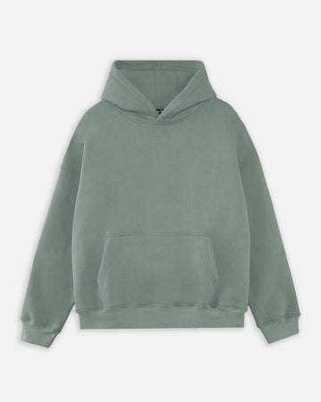 Drop Shoulder Hoodie - Sage Green