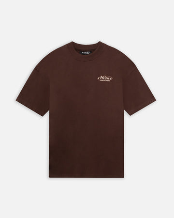 Yours is Hours T-Shirt - Brown