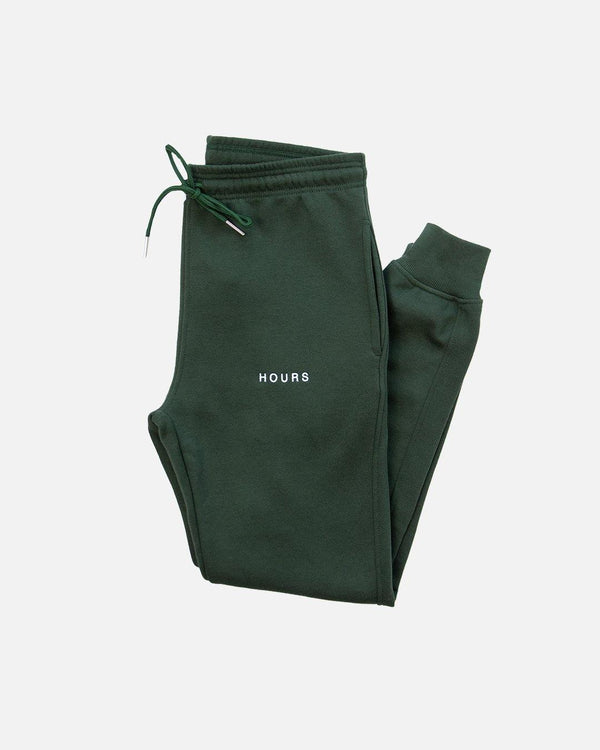 Hours Logo Jogger - Forest Green - Hours